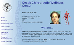 Dr. Brian Cesak's web site
